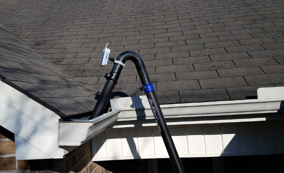 Sagging gutters from excess weight