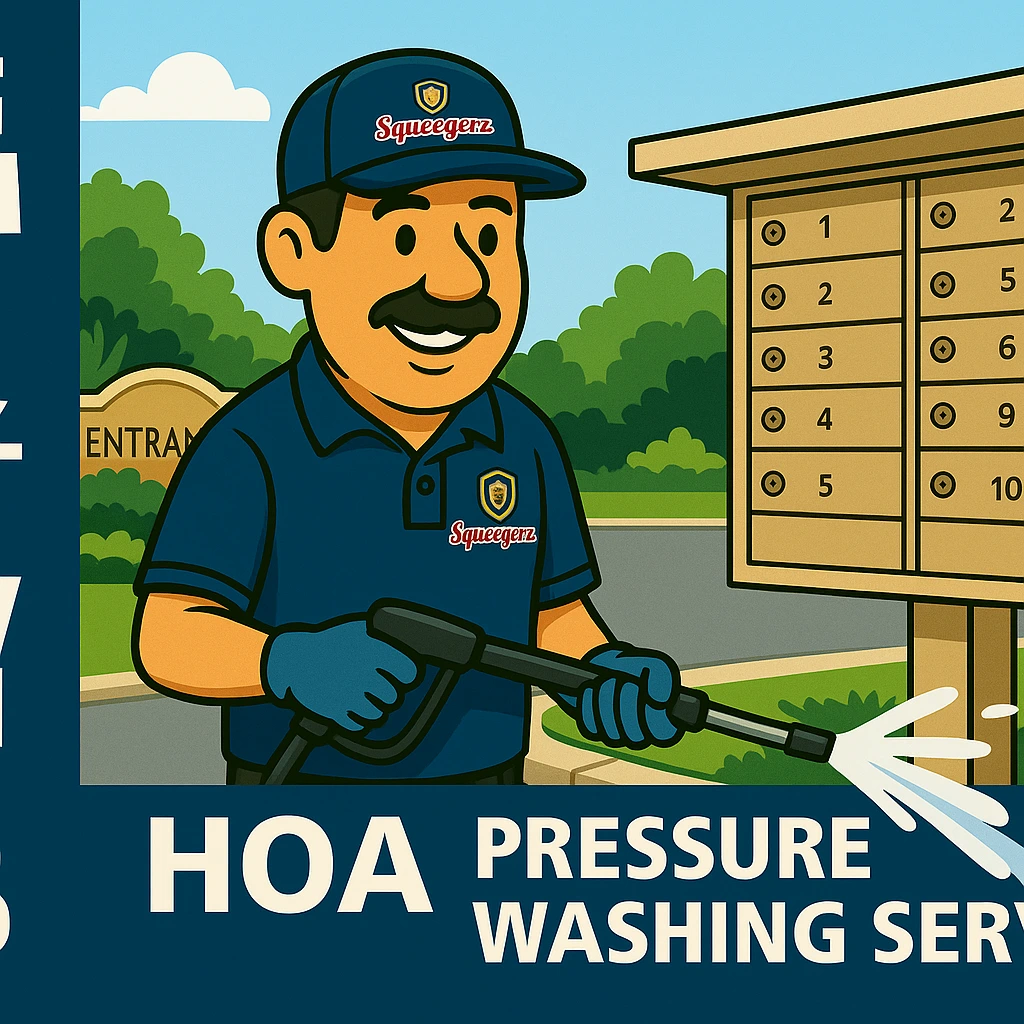 Clean mailbox kiosk in HOA