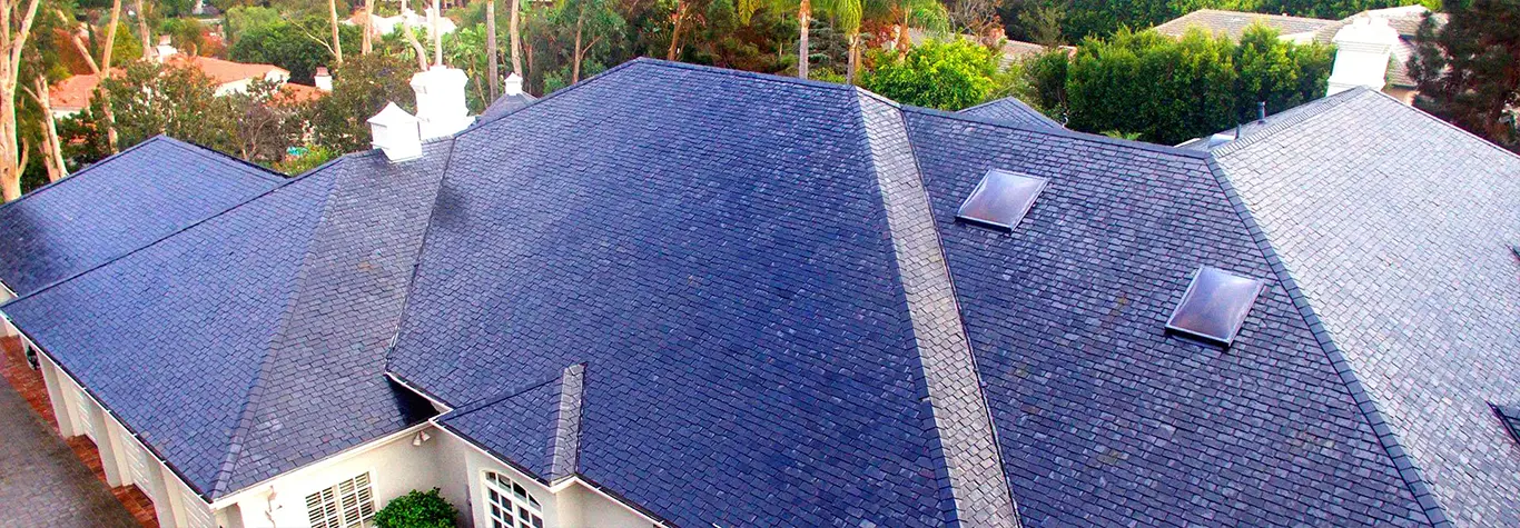 Roof looks clean and bright after soft washing