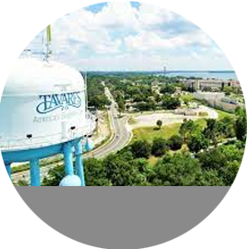 Tavares water tower view